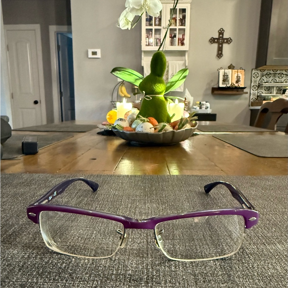 Authentic Ray Ban 7014 5247 Purple Eyeglasses